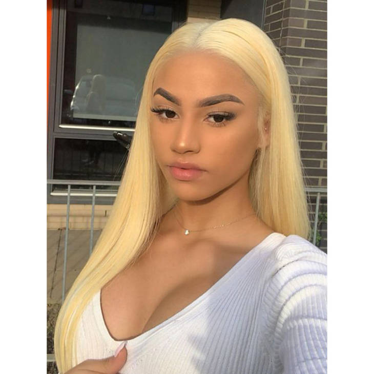 LaceWig Blonde lisse