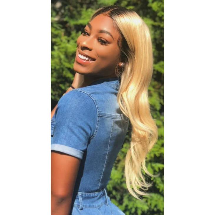 Tissage Blondy Black Lisse
