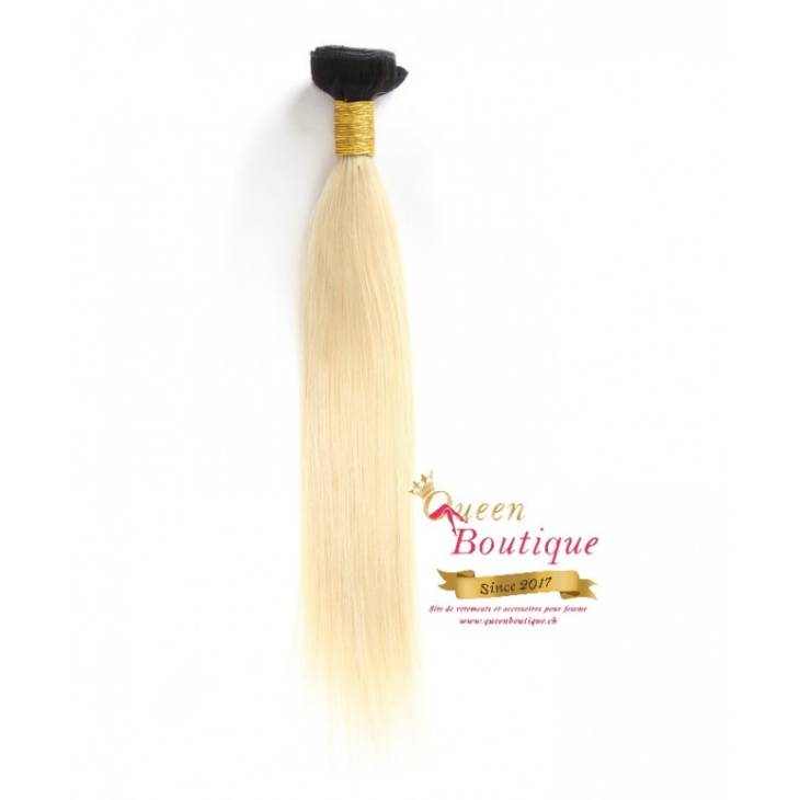 Tissage Blondy Black Lisse