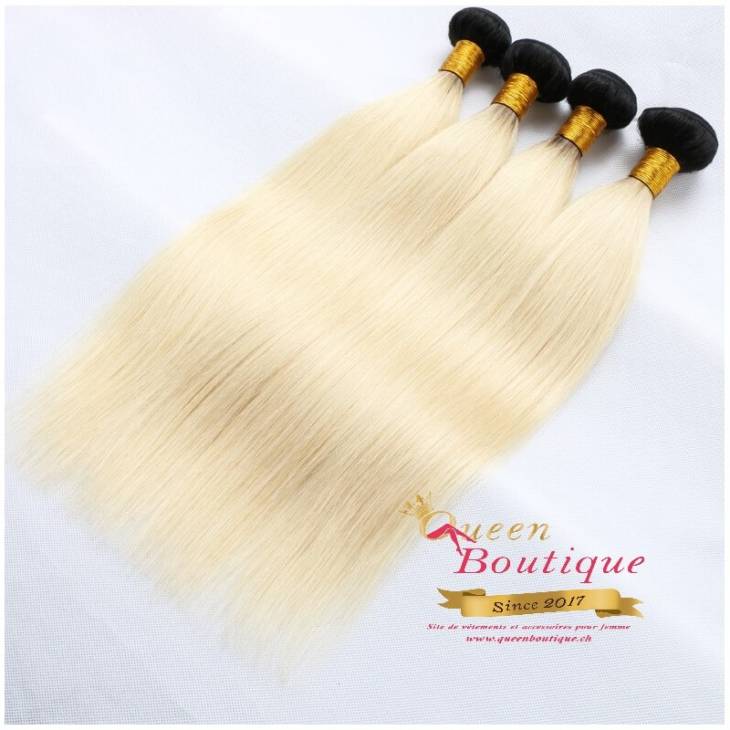 Tissage Blondy Black Lisse