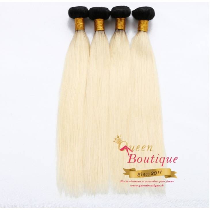 Tissage Blondy Black Lisse