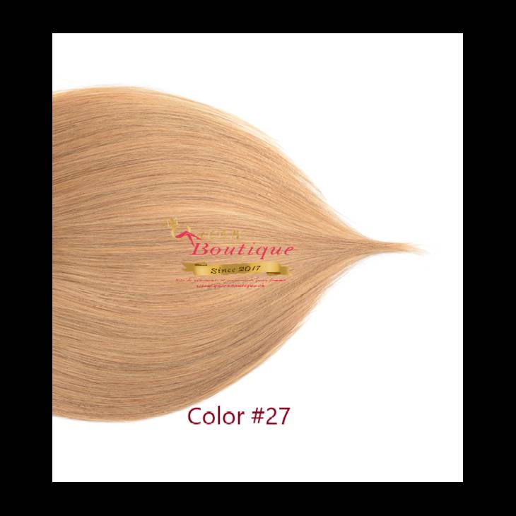 Extensions en clip Blond Miel lisse
