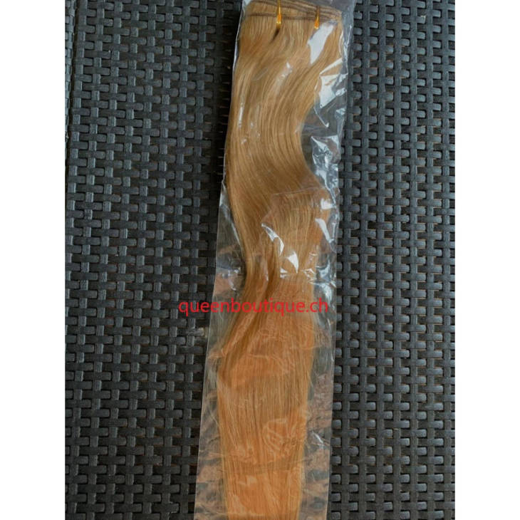 Extensions en clip Blond Miel lisse
