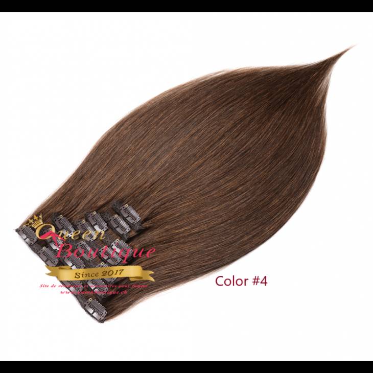 Extensions en clip couleur 4 Lisse