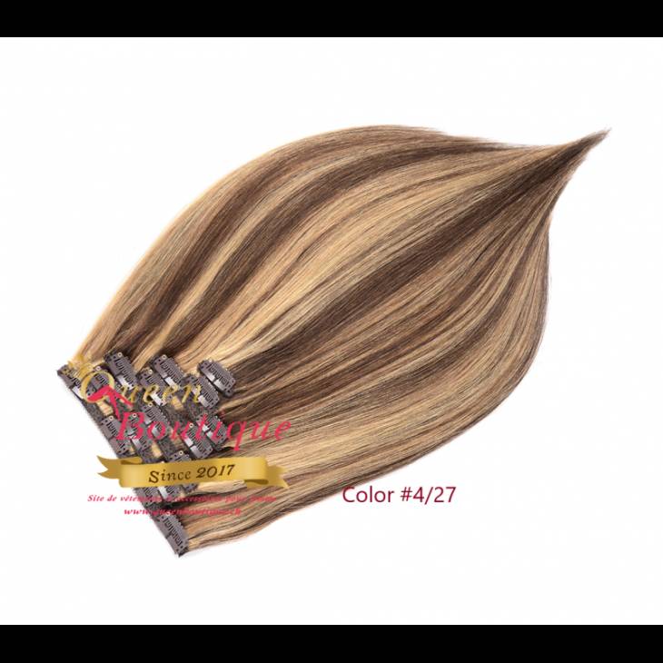 Extensions en clip couleur 4/27 lisse