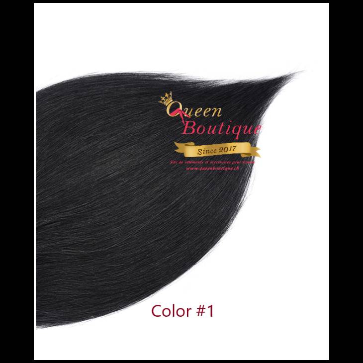 Extension Pony 1 pièce Couleur 1 (Noir Brut)