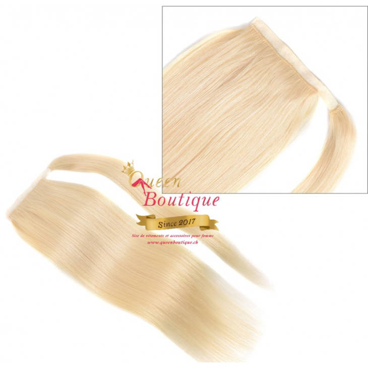 Extension Pony 1 pièce Couleur 613 ( Blond très clair)