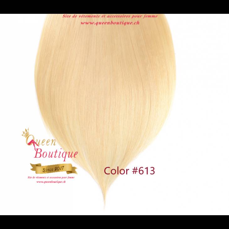 Extension Pony 1 pièce Couleur 613 ( Blond très clair)