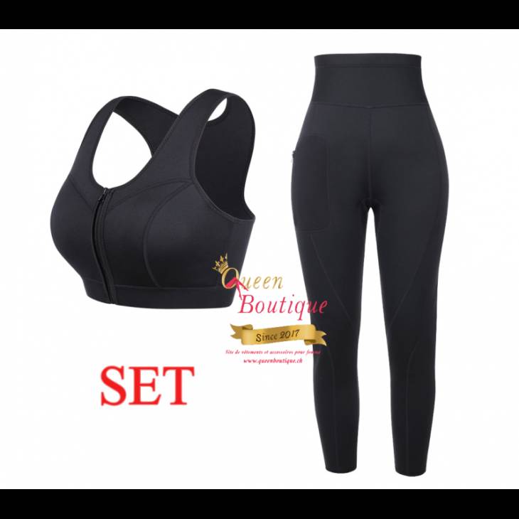Set Ensemble sport Noir