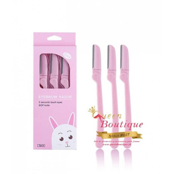 Pack rasoir sourcils