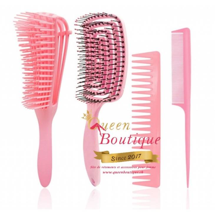Pack Afro Brosse / Afro Detangler Brush