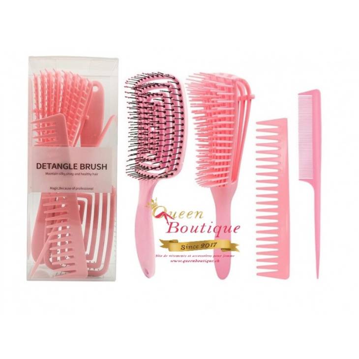 Pack Afro Brosse / Afro Detangler Brush