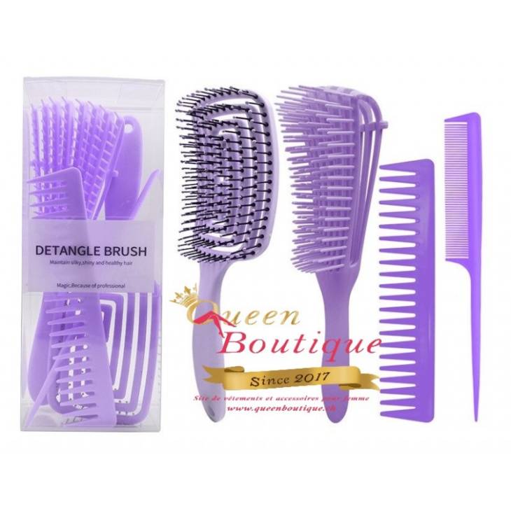 Pack Afro Brosse / Afro Detangler Brush