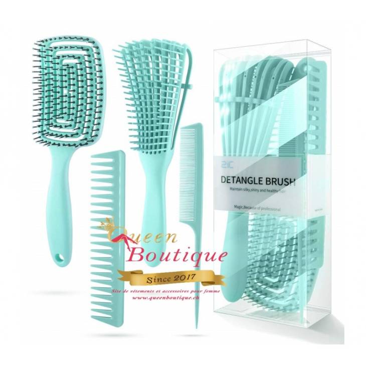 Pack Afro Brosse / Afro Detangler Brush