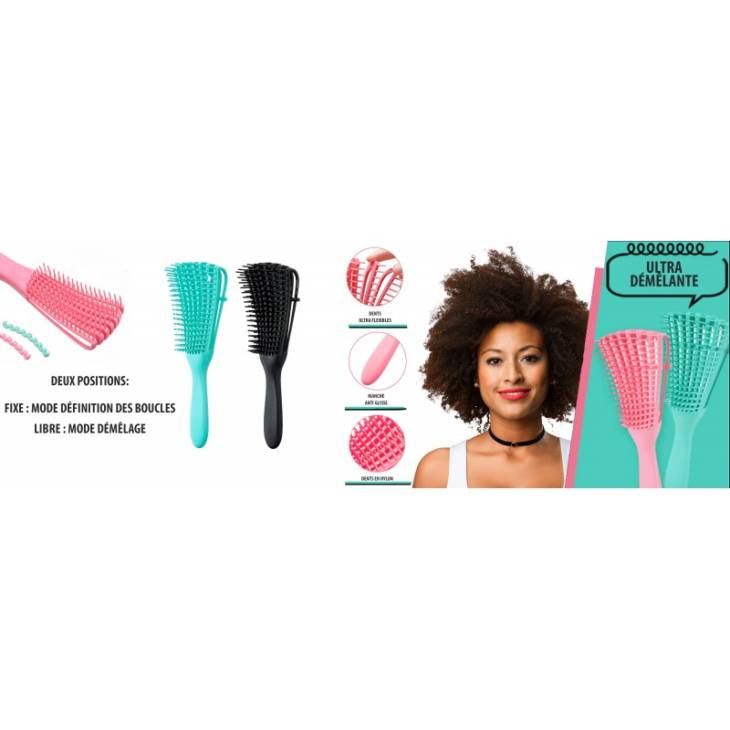 Pack Afro Brosse / Afro Detangler Brush