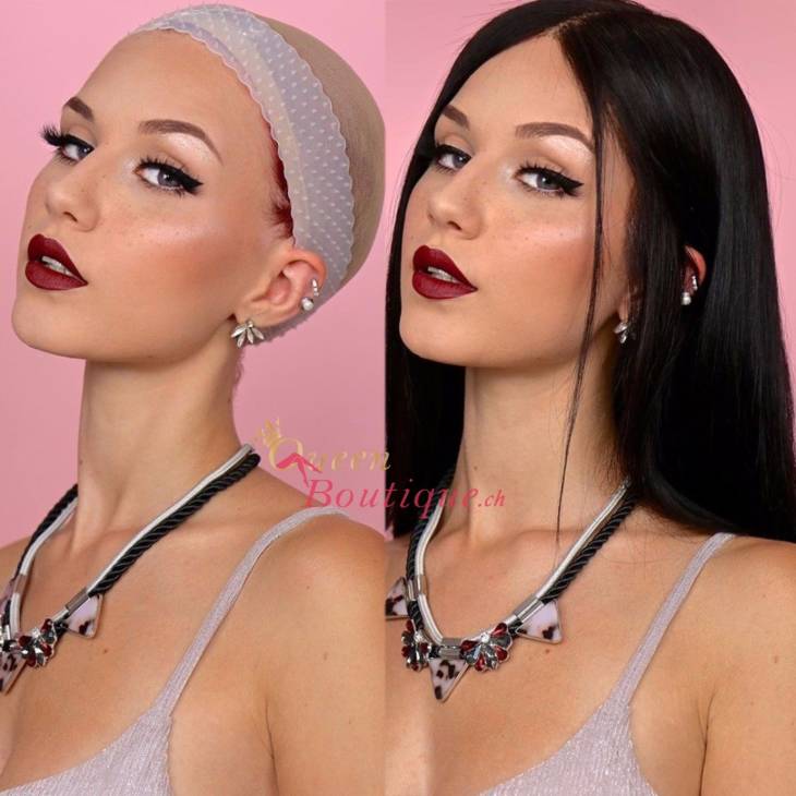 Transparent wig grip