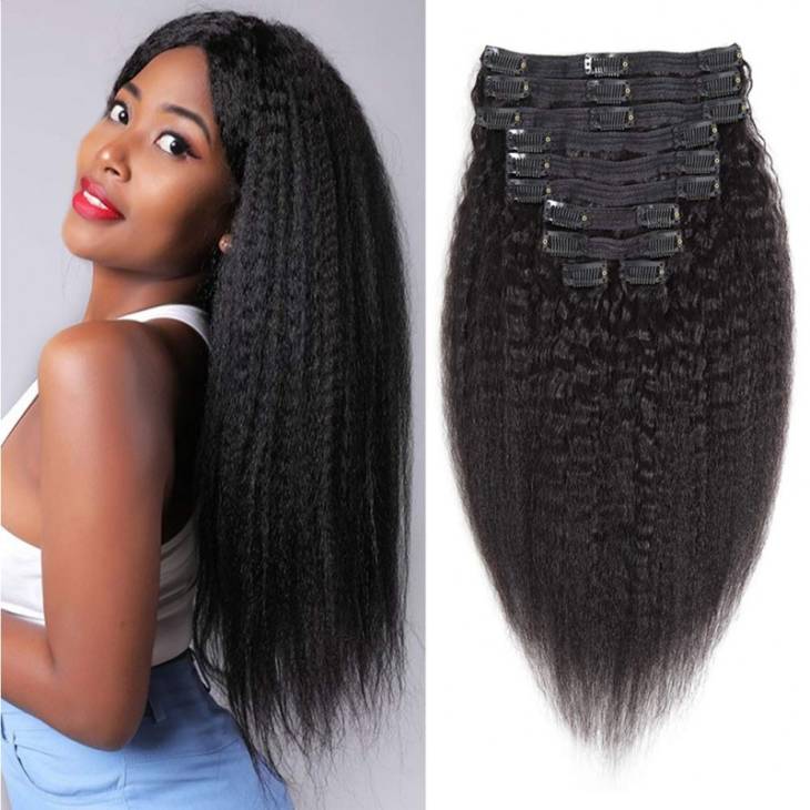 Extensions en clip Kinky Lisse