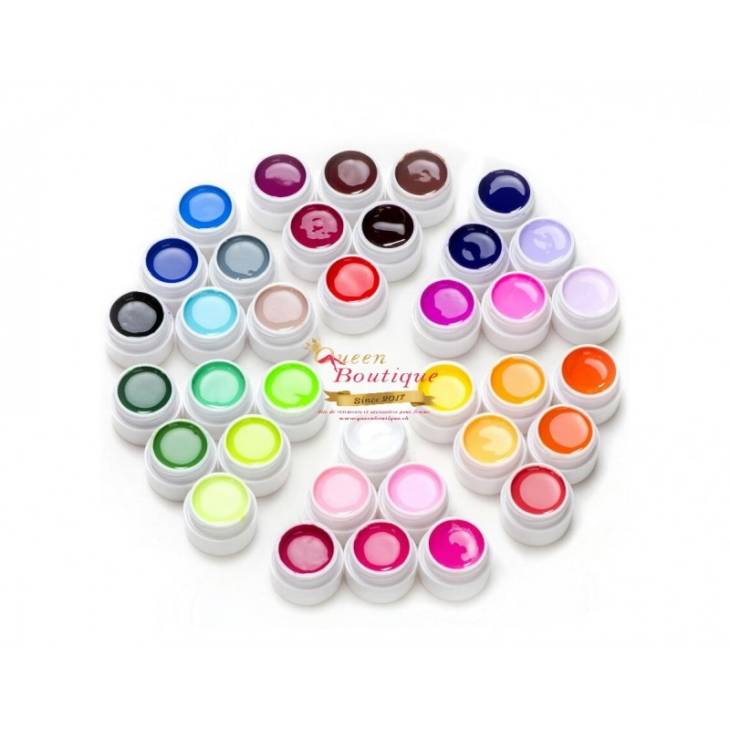 Pack 36 couleurs Gel UV