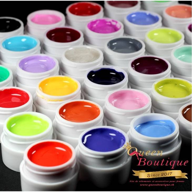 Pack 36 couleurs Gel UV