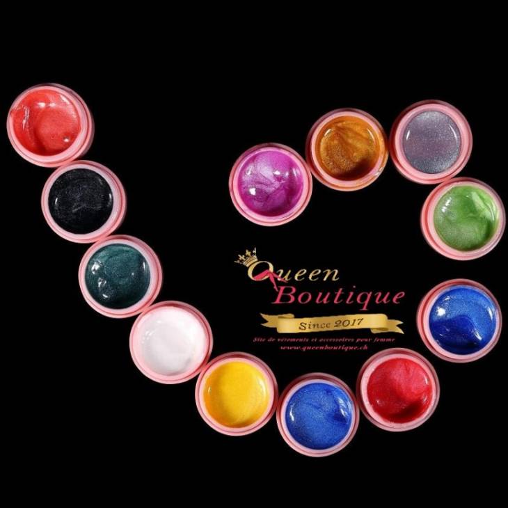 Pack 12 couleurs Gel UV
