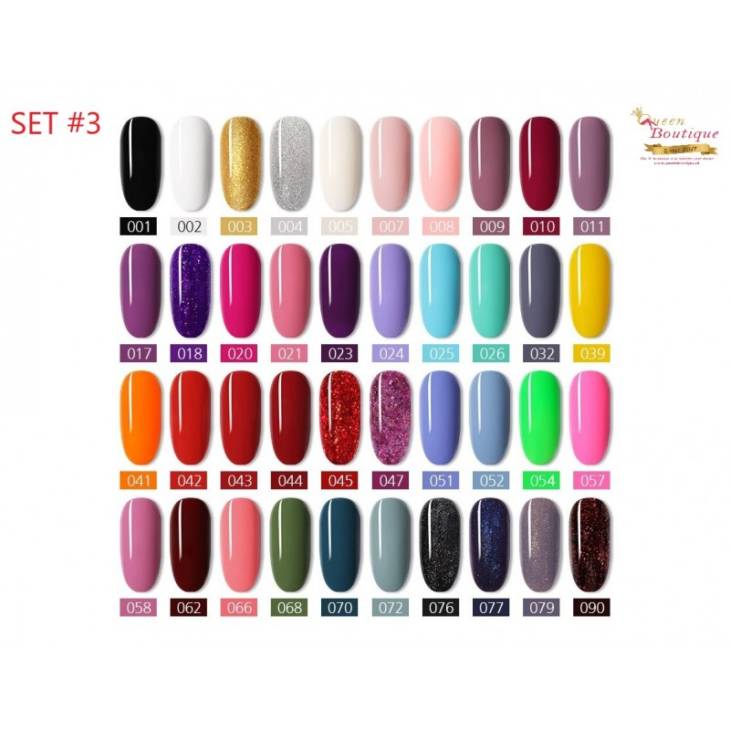 40 Pces vernis à ongles en gel UV