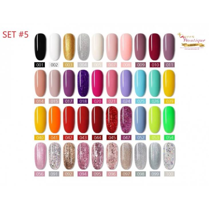 40 Pces vernis à ongles en gel UV