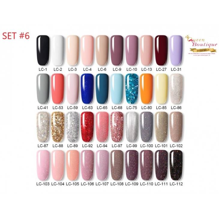 40 Pces vernis à ongles en gel UV