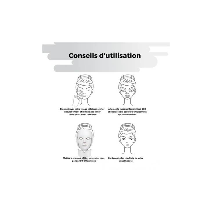 LED Facial Mask, Masque LED