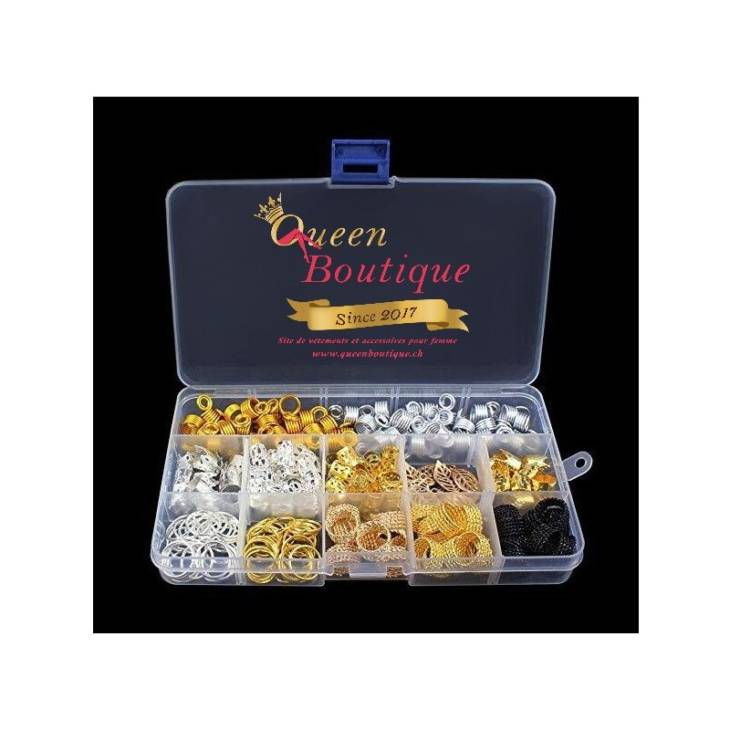 200 Pieces Bijoux cheveux