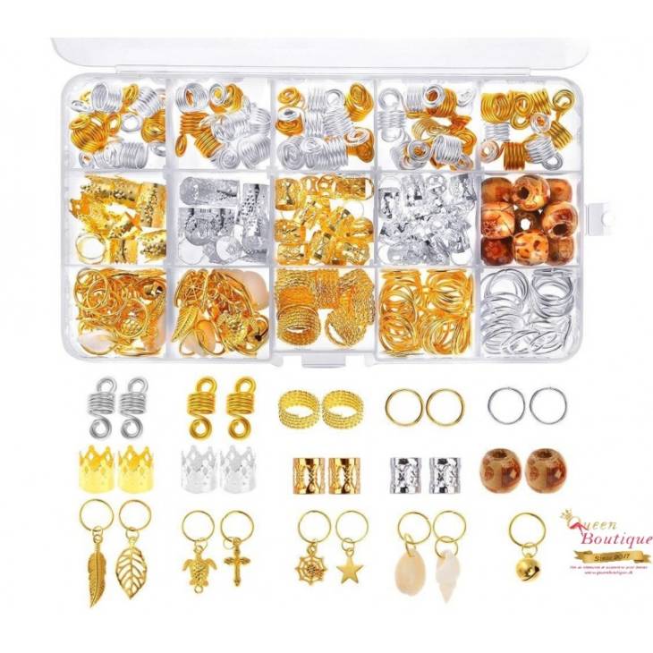 200 Pieces Bijoux cheveux