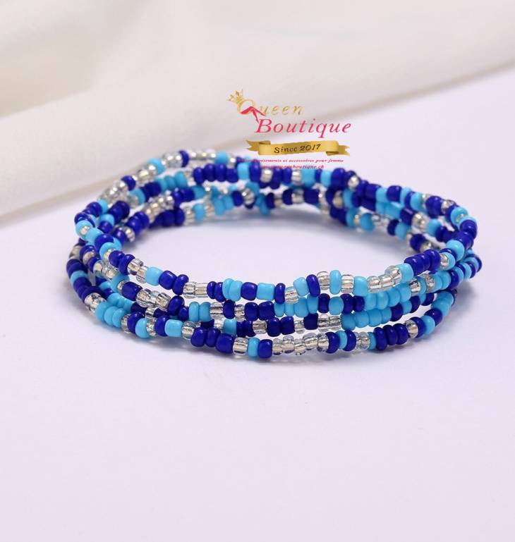 "Spicy Baya" Blue Multi