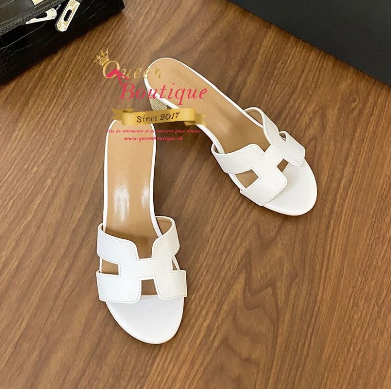 Slippers style HMes Talons Cuir – Image 5