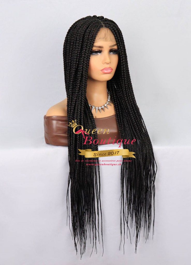 Synthe Braids wigs Noire – Image 2