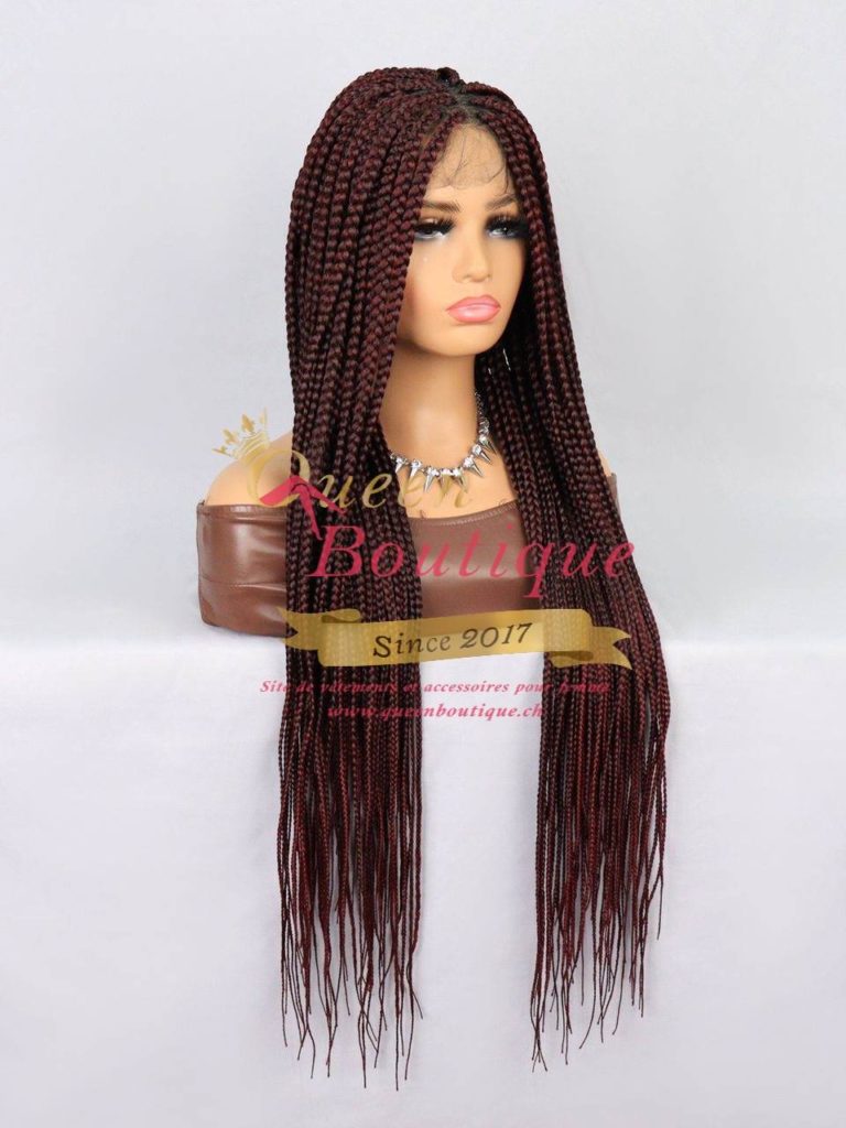 Synthe Braids wigs Red