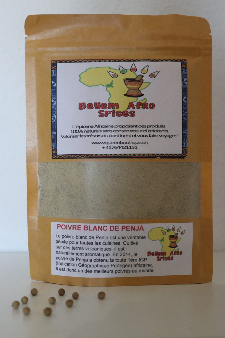 Poivre Blanc de Penja Moulue